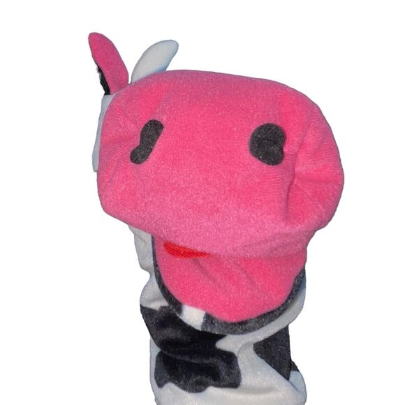 IKEA Hand Puppet Cow Klappar Lantlig Movable Mouth Plush Realistic Pretend 10" - Picture 7 of 11